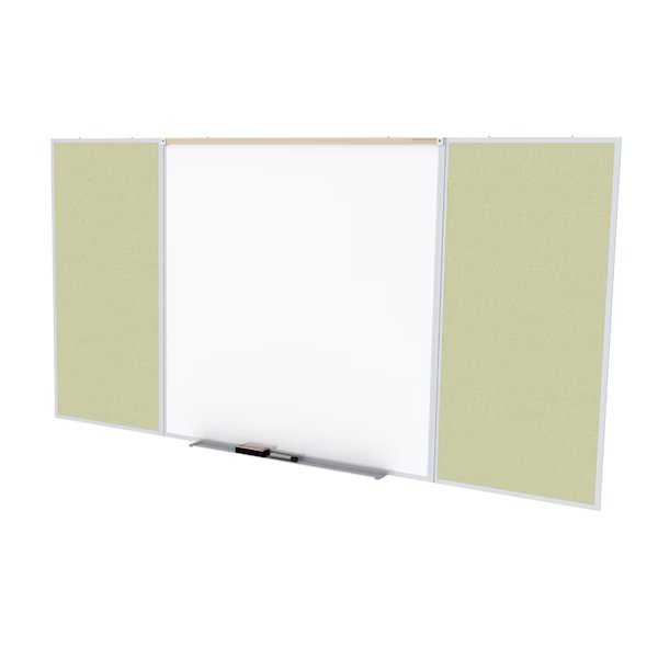 Bulletin/Whiteboard Combination 4x10 ft., GHENT, Mfr# SPC410D-V-181